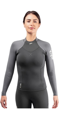 2026 Zhik Femmes Superwarm X Top De Combinaison En Néoprène DTP-1180-GRY - Grey