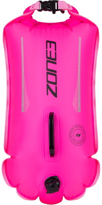 2026 Zone3 Recyclé 28L Bouée De Sécurité / Dry Sac SA23RSBDB11 - Hi Vis Pink