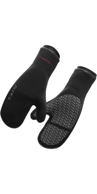 2026 ZONE3 Thermo Tech Warmth Swim Mitts NA24UHTM101 - Black / Silver / Red