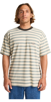 2025 Billabong Hommes Baxter Crew T-Shirt à Encolure Dégagée EBYKT00111 - Sand
