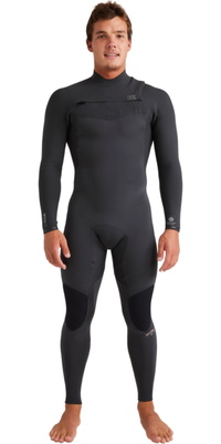 2026 Billabong Hommes Revolution Natural 3/2mm Chest Zip Combinaison Néoprène 24AW191504 - Graphite