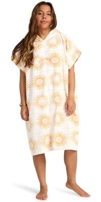 2025 Billabong Femmes Serviette à Capuche EBJAA00132 - Salt Crystal