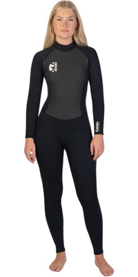 2026 Gul Femmes G-Force 3mm Back Zip Combinaison Néoprène GF1306-B7 - Black
