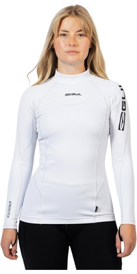 2026 Gul Femmes UV Protection Long Sleeve Lycra Vest RG0331-WHWH - White