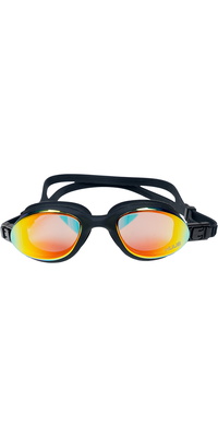 2026 HUUB Edge Swim Goggles 5056605173200 - Black / Orange Mirror