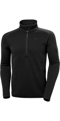 2025 Helly Hansen Hommes Varde 1/2 Zip Midlayer 2.0 49430 - Black