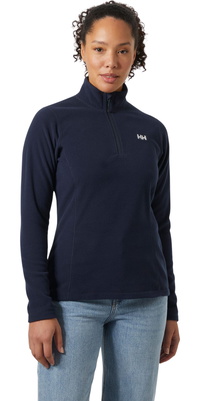 2025 Helly Hansen Femmes Daybreaker 1/2 Zip Fleece 50845 - Navy
