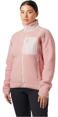 2025 Helly Hansen Womens Imperial Pile Fleece Block Jacket 49468 - Pink Salt