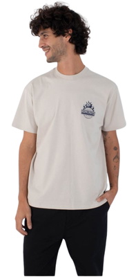 2025 Hurley Mens Global Fire T-Shirt HFA25MMTS04628 - Bone