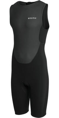 2026 Mystic Mens Surf 2mm Back Zip Short John Wetsuit 35000.250088 - Black