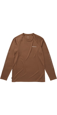 2025 Mystic Hommes Tactic Long Sleeve Loose Fit Quick Dry Top 35001.250220 - Brown