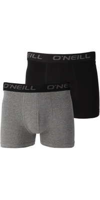 2025 ONeill Mens Boxershorts Uni 2-Pack 901002 - Antracite / Black