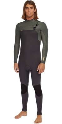 2025 ONeill Hommes Hyperfreak 3/2+mm Chest Zip Combinaison Néoprène 5343 - Arabica / Chimera