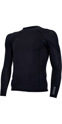 2026 ONeill Hommes Hyperfreak Comp -X 2mm Top à Manches Longues 5488 - Black