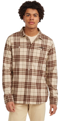 2025 ONeill Hommes Chemise En Flanelle Incontournable 2650049 - Beige Flannel Check