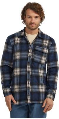 2025 ONeill Hommes Chemise ORiginals Superfleece 2350137 - Mozart Blue Check