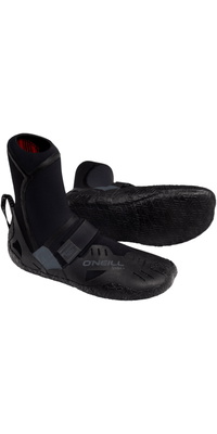 2026 ONeill Psycho Tech 5mm + Bottes Néoprène à Bout Rond 5672 - Black