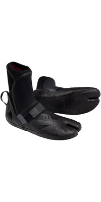 2026 ONeill Psycho Tech 5mm + Bottes Néoprène Split Toe 5671 - Black