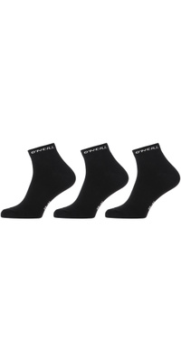 2025 O'Neill Chaussettes Quart De 3-Pack 750003 - Black