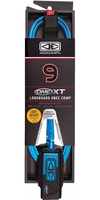 2025 Ocean And Earth 9’0 One-Xt Longboard Genou Comp Laisse LK90XTBLU - Blue