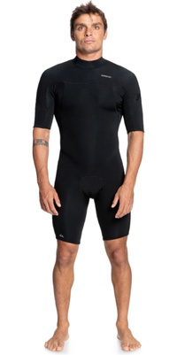 2026 Quiksilver Hommes Everyday Sessions 2/2mm Back Zip Printemps Combinaison Néoprène Combinaison Néoprène EQYW503037 - Black