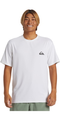 2026 Quiksilver Hommes Everyday Surf T-Shirt à Manches Courtes UPF AQYWR03135 - White