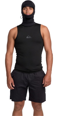 2025 Quiksilver Hommes Marathon Sessions 1mm Hooded Vest 25AW293500 - Black