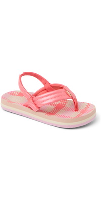 2025 Reef Little Ahi Sandales CJ6516 - Pink Plaid