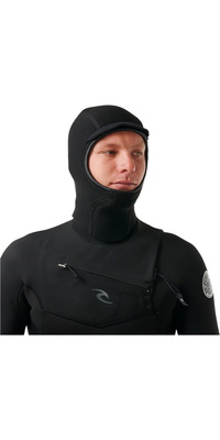 2026 Rip Curl Flashbomb Fusion 4mm Hood 12CMSA - Black