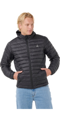 2025 Rip Curl Hommes Anti Series Search Puffer Hood 023MJA - Black