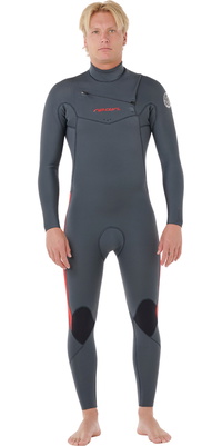 2026 Rip Curl Hommes Dawn Patrol Pro 3/2mm Chest Zip Combinaison Néoprène 16XMFS - Red