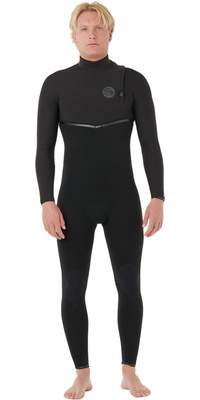 2026 Rip Curl Hommes E-Bomb 3/2mm Zip Free Combinaison Néoprène 17OMFS - Black