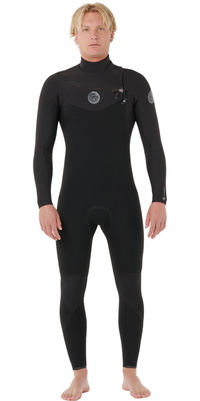 2026 Rip Curl Mens Flashbomb 5/3mm Chest Zip Wetsuit 17BMFS - Black