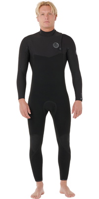 2026 Rip Curl Mens Flashbomb Pro 4/3mm Zip Free Wetsuit 17FMFS - Black