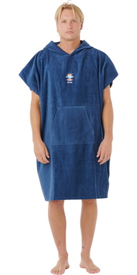 2026 Rip Curl Mens Logo Hooded Towel 00GMTO - Navy