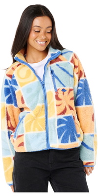 2025 Rip Curl Femmes AOTS Ty Williams Zip Polar Fleece 0ADWFL - Multi