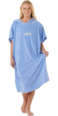 2026 Rip Curl Femmes Serviette De Bain Classique à Capuche 00ZWTO - Blue