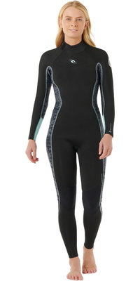 2025 Rip Curl Femmes Dawn Patrol 3/2mm Back Zip Combinaison Néoprène 164WFS - Mint