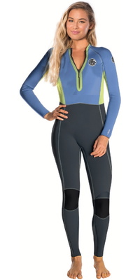 2025 Rip Curl Femmes G-Bomb 2mm Front Zip Combinaison Néoprène 165WFS - Multico