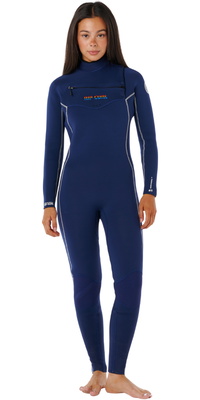 2025 Rip Curl Womens Steph Gilmore Dawn Patrol 3/2mm Chest Zip Wetsuit 16YWFS - Navy