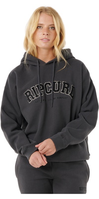 2025 Rip Curl Femmes Varsity Hoodie 08HWFL - Washed Black