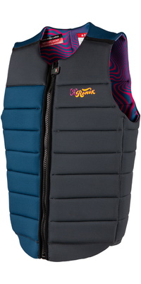 2026 Ronix Hommes Purple Haze Impact Vest R25V-IMP-PUR - Psychedelic Blue / Grey