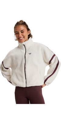 2025 Roxy Femmes Pull Sportif Zippé Boundless Spirit ERJPF03220 - Whisper White