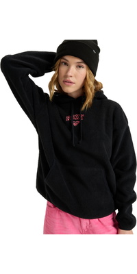 2025 Roxy Femmes Cool Calling Polar Fleece Sweat à Capuche ERJPF03221 - Anthracite