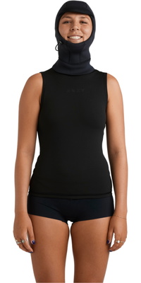 2025 Roxy Femmes Swell Natural 2mm Hooded Vest 26BW293501 - Black