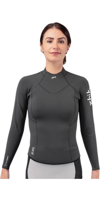 2026 Zhik Femmes Superwarm® Performance Combinaison N&eacute;opr&egrave;ne Top DTP-1130 - Dark Grey