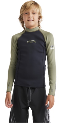 2026 Billabong Enfants 1/ 1mm Absolute Veste Natural 24CW191508 - Military