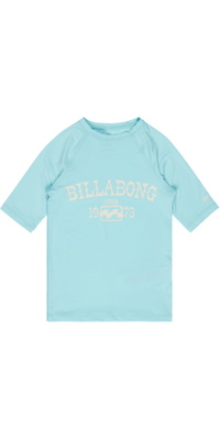 2026 Billabong Enfants Débardeur En Lycra à Manches Courtes Surf Dayz EBGWR03004 - Tidepool