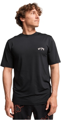 2026 Billabong Hommes Débardeur En Lycra à Manches Courtes Arch Wave EBYWR03019 - Black