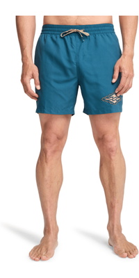 2026 Billabong Hommes Short De Bain Layback De La Fondation EBYJV00162 - Real Teal